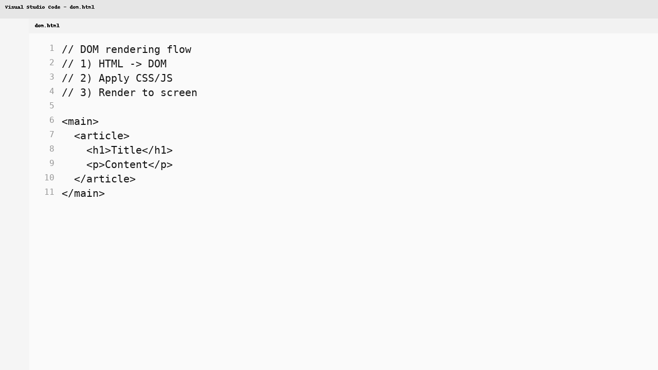 DOM notes example image